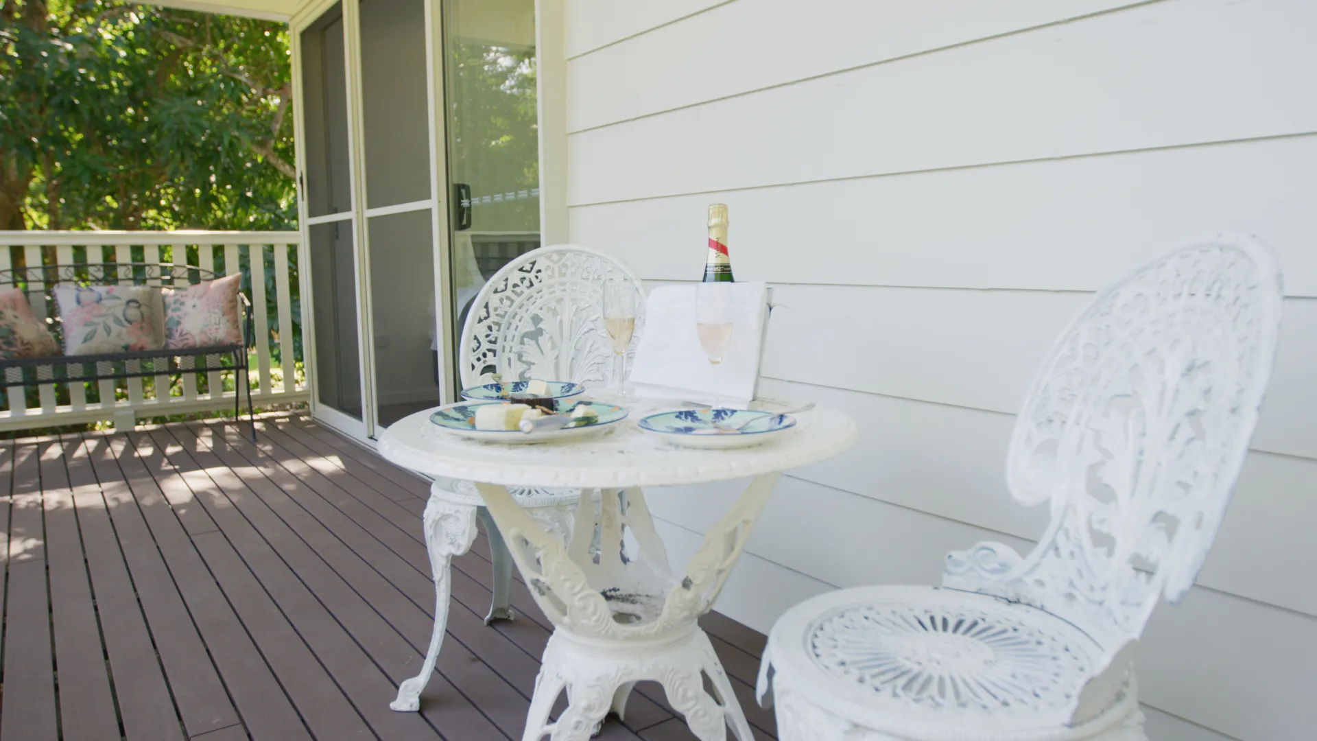 Covered outdoor living area suited to Caloundra's coastal lifestyle