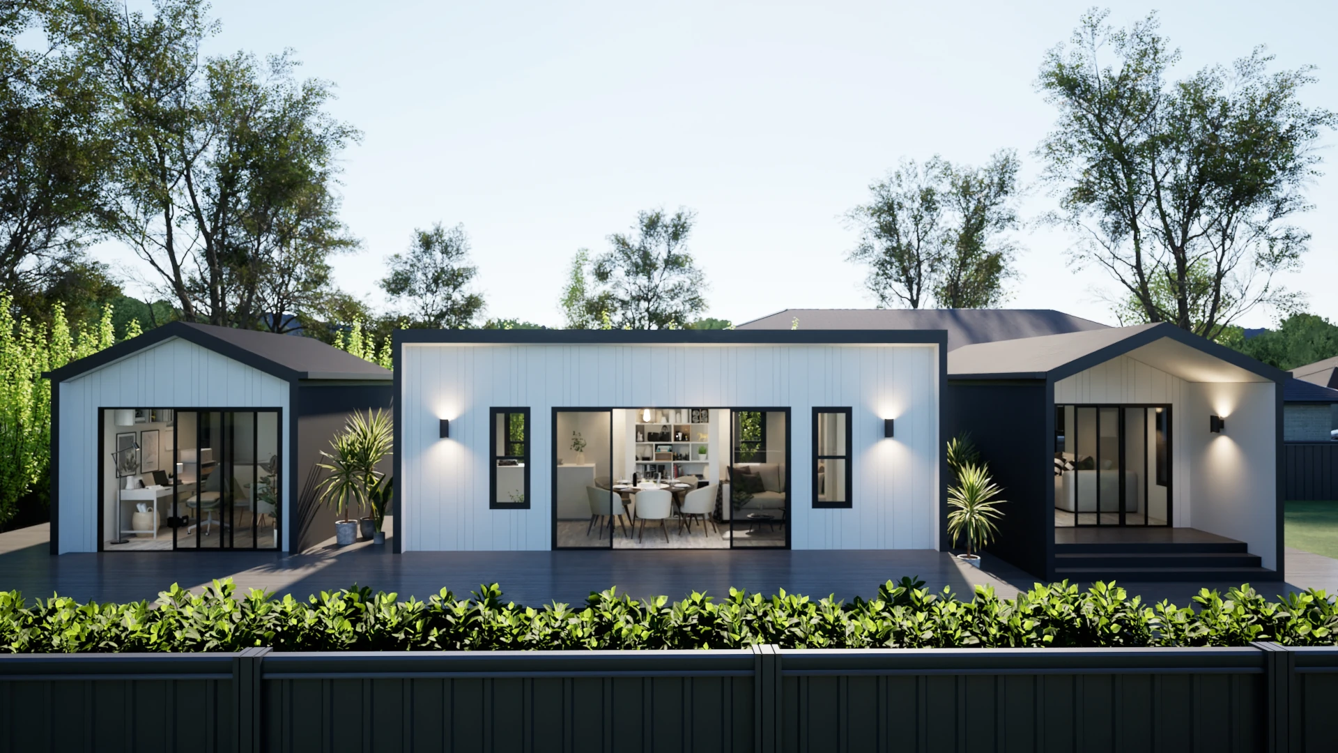 Modern backyard POD facades as an alternative to cheap Bunnings backyard PODs