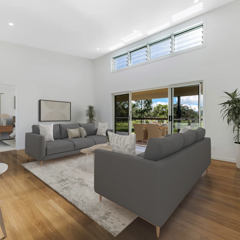 High Raked Ceilings