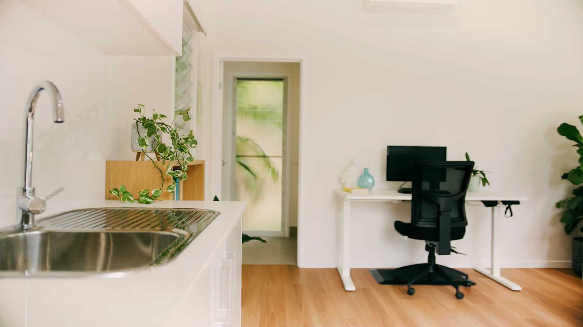 interior of a tiny home